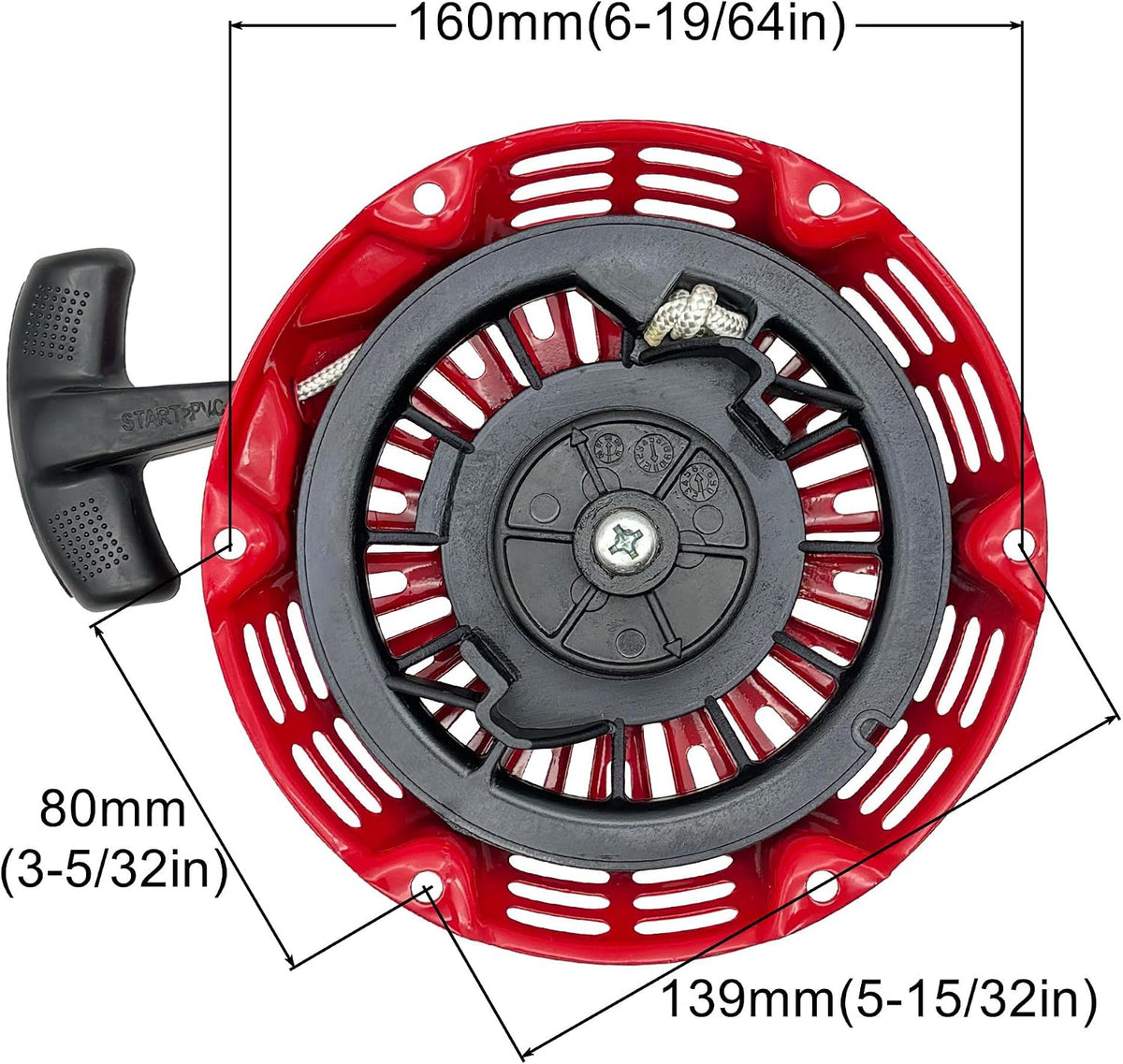 GX160 Pull Start Assembly GX120 GX200 Recoil Starter Pull Rope String