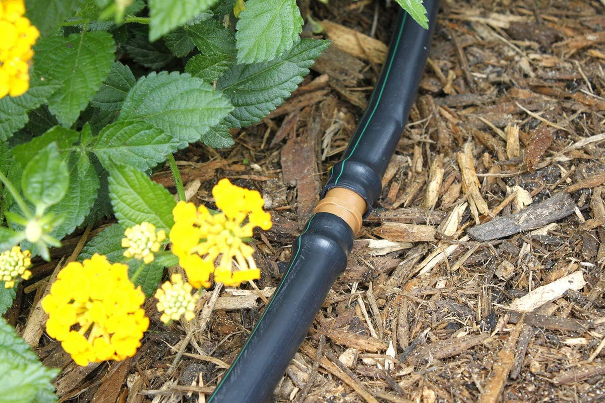 1/2" Coupling Drip Irrigation Fittings (12 Pack) - Barbed Drip Line Coupler Connectors compatible with Rain Bird and Most 1/2" Tubing or Sprinkler Systems