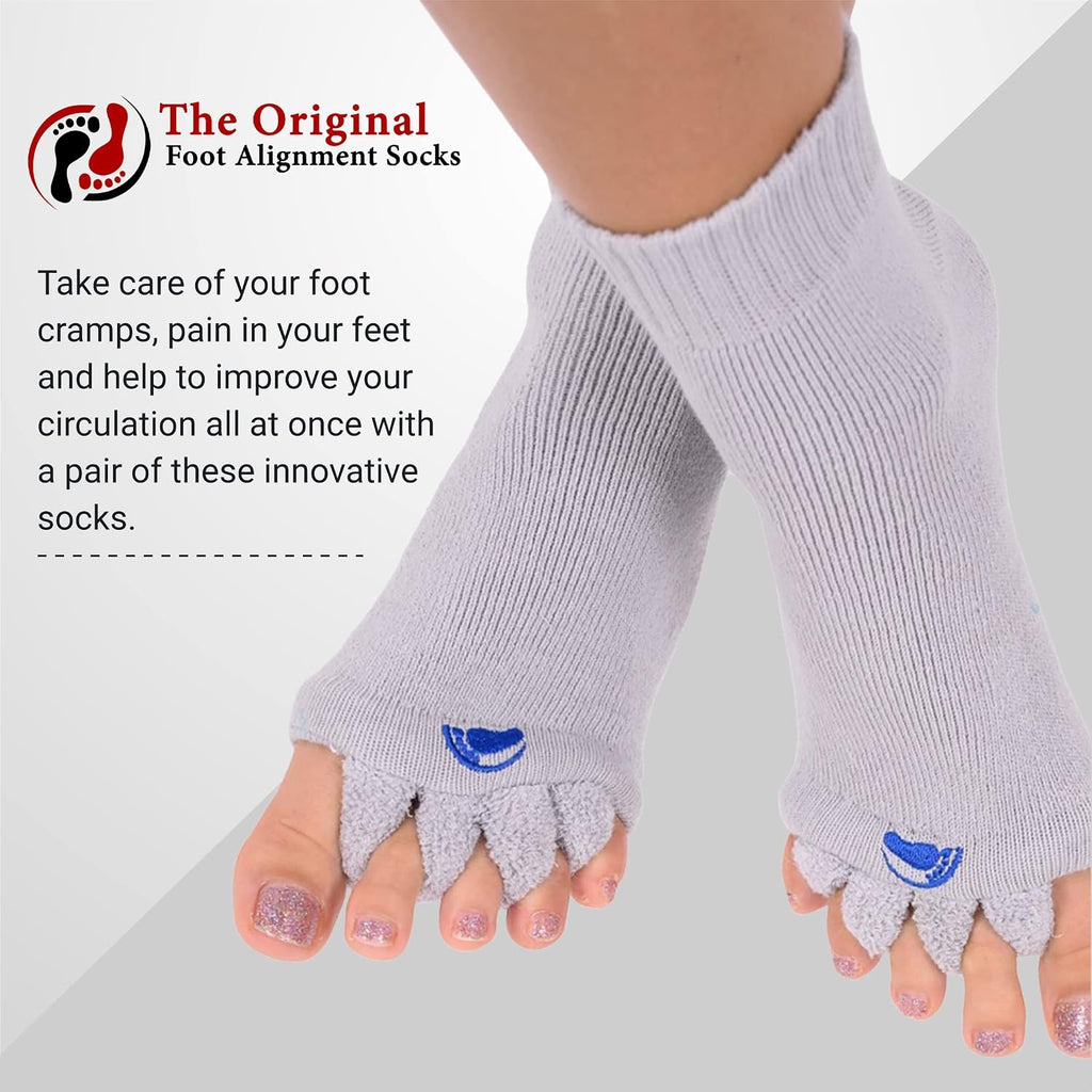 Foot Alignment Socks with Toe Separators