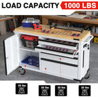 52" x 20" Rolling Tool Chest, 5-Drawer & 1-Door