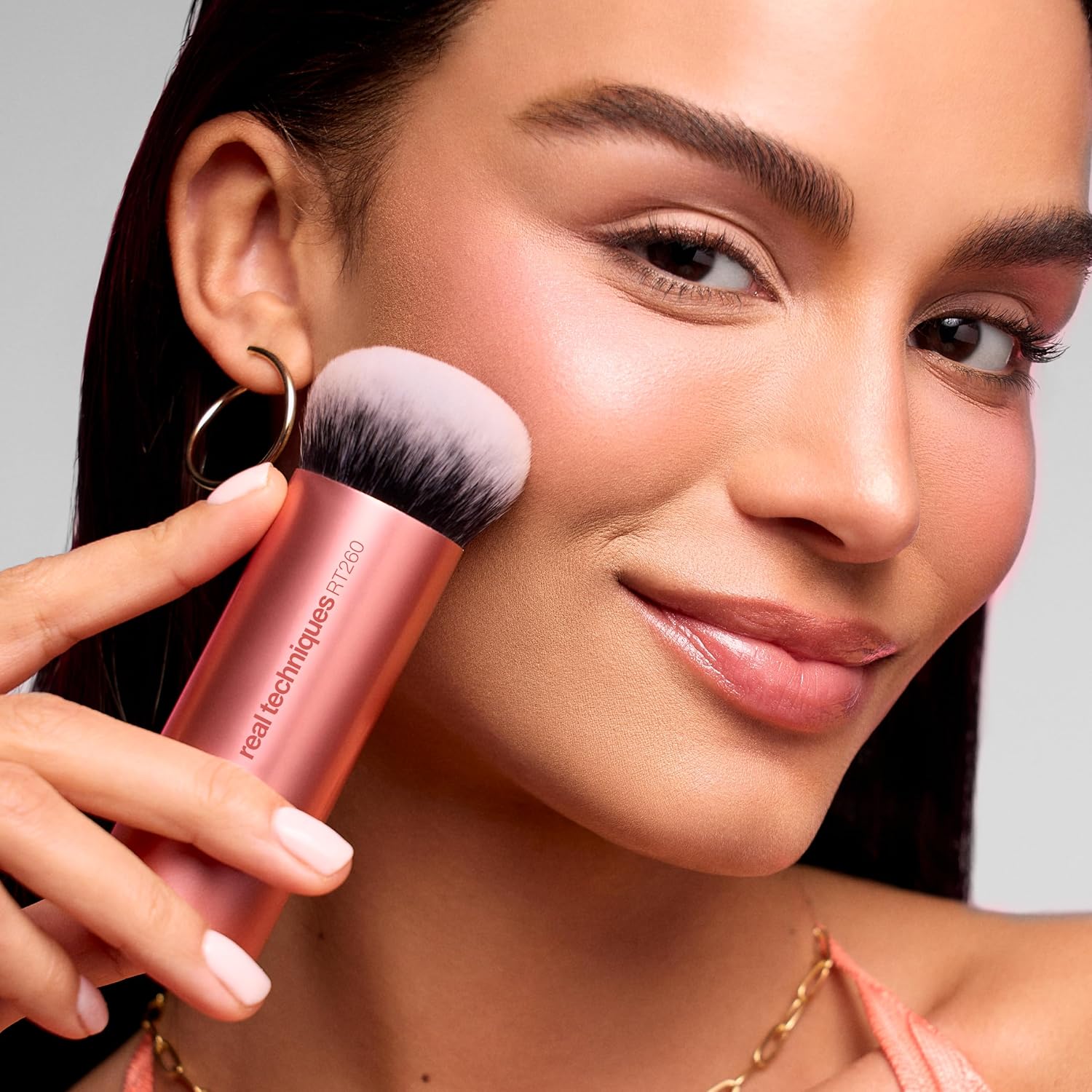 Bubble Blending Brush, Makeup Brush For Foundation and Tint | Face brush for liquid and cream products, ultra dense