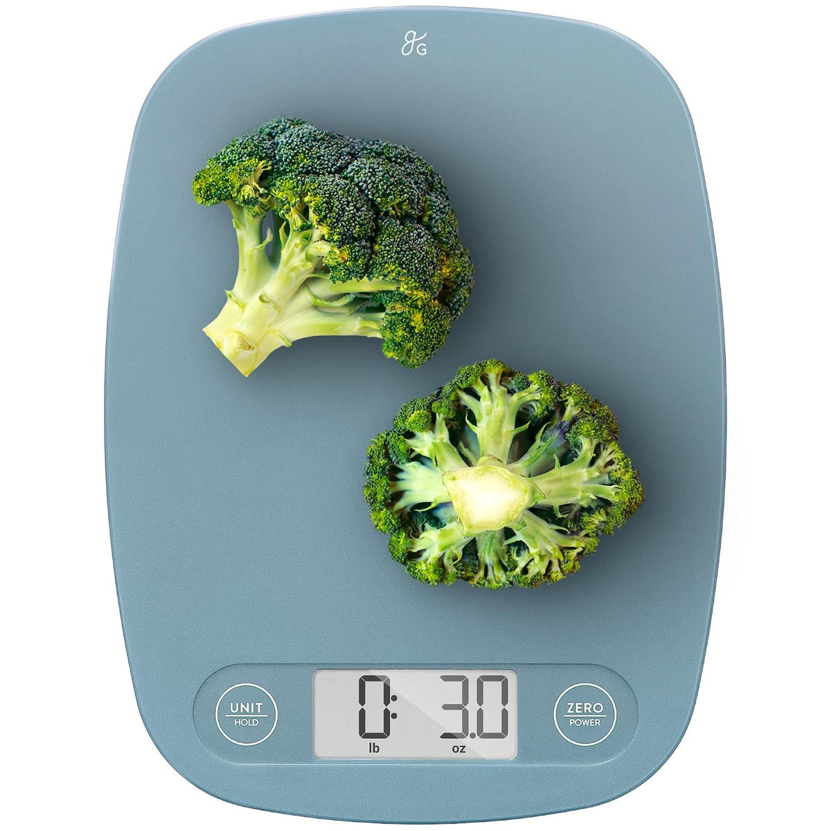 Food Scale, Slim & Compact Build, 1g Precision (Stone Blue)