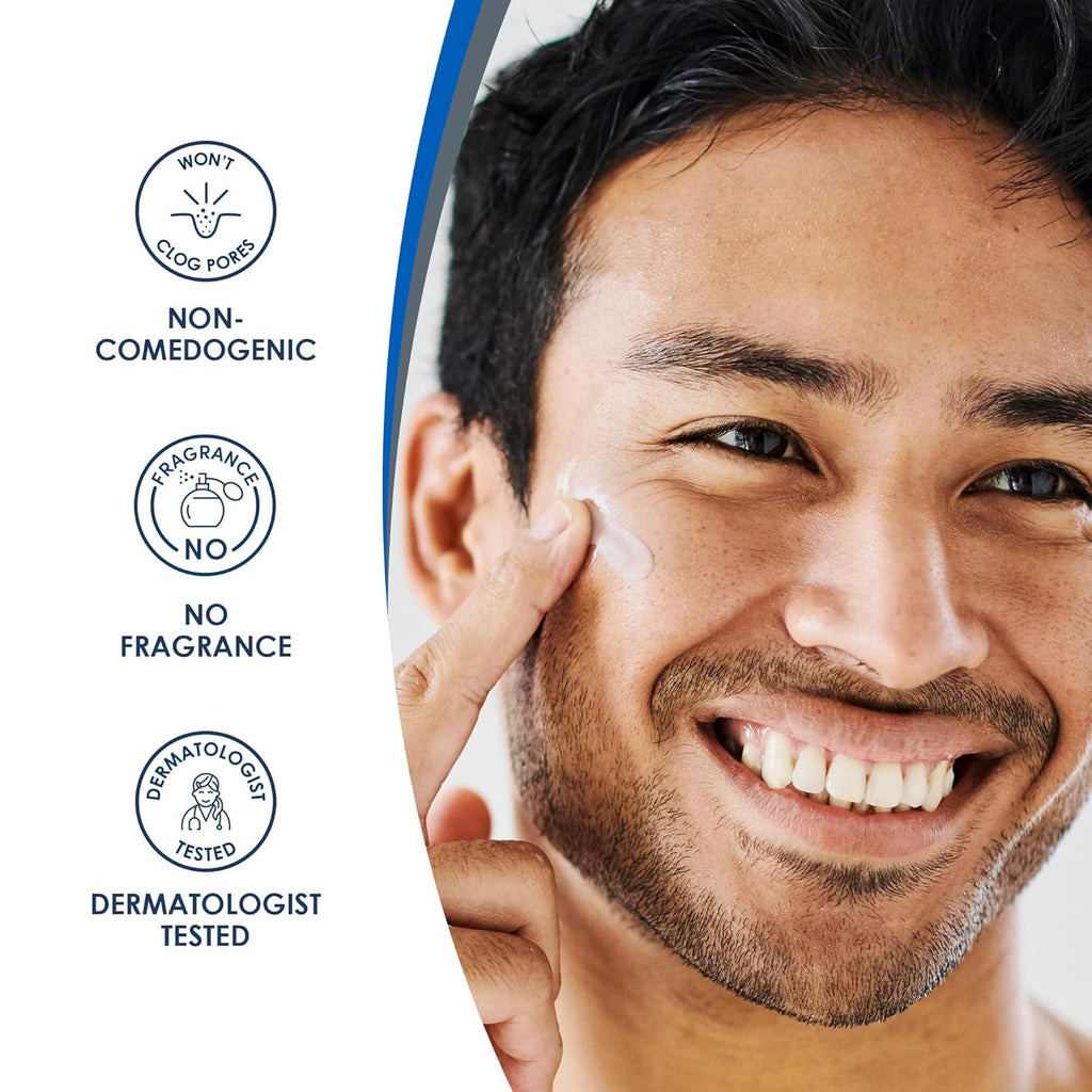 Daily Facial Moisturizer, Face Cream with 5 Key Cermides & Hyaluronic Acid, 3 Fl Oz, Formulated Without Common