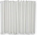 White Plastic Straws Individually Wrapped 1000 Pack - 8 inch Drinking Straw, BPA Free - Restaurant Style Disposable