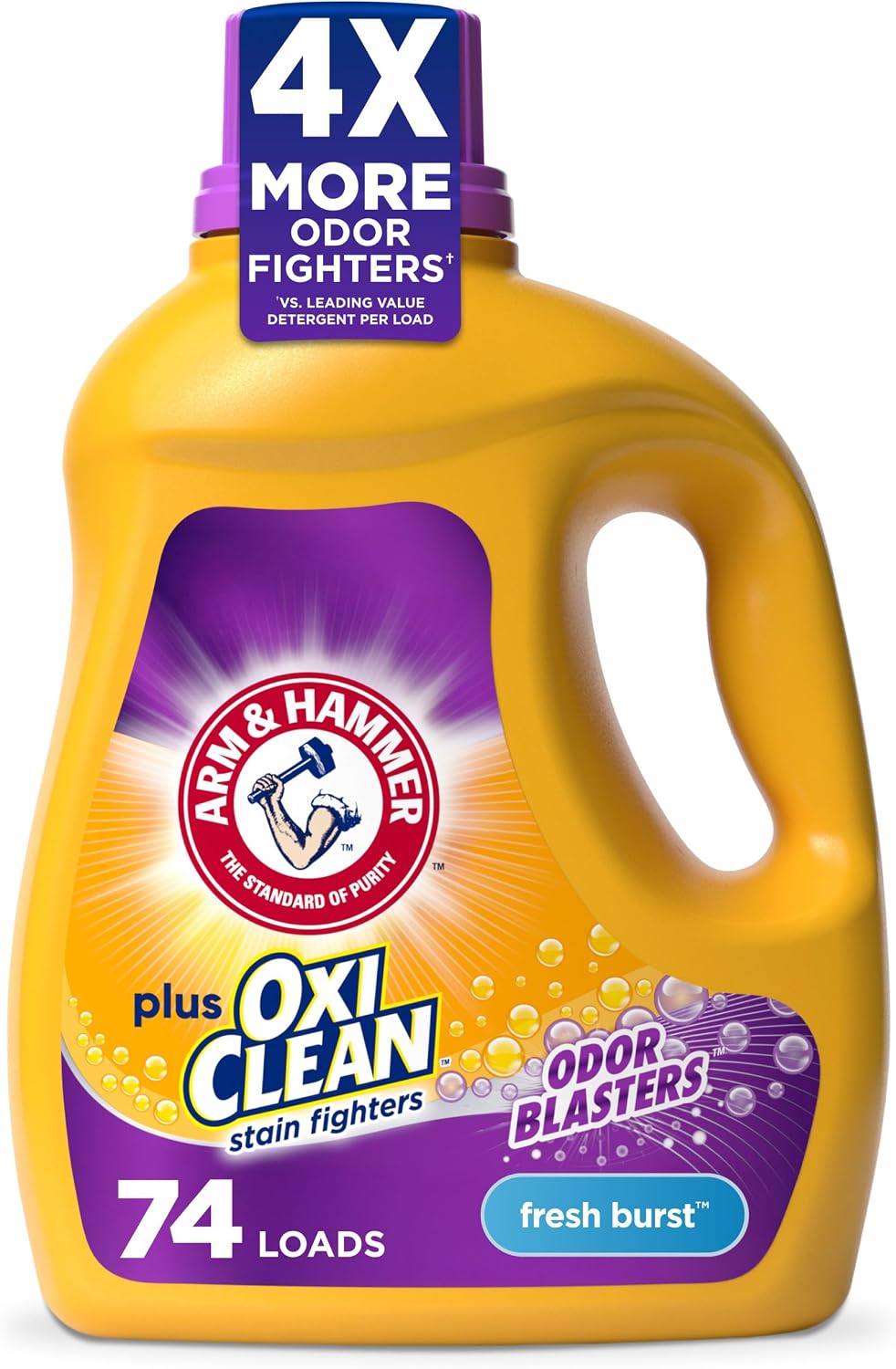 Plus OxiClean with Odor Blasters Liquid Laundry Detergent