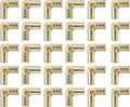 FlowField 1/2 Pex-B Brass Fittings Drop Ear Elbow, Tee, Coupling, Set, for PEX Piple Plumbing (1/2 Elbow, 30)