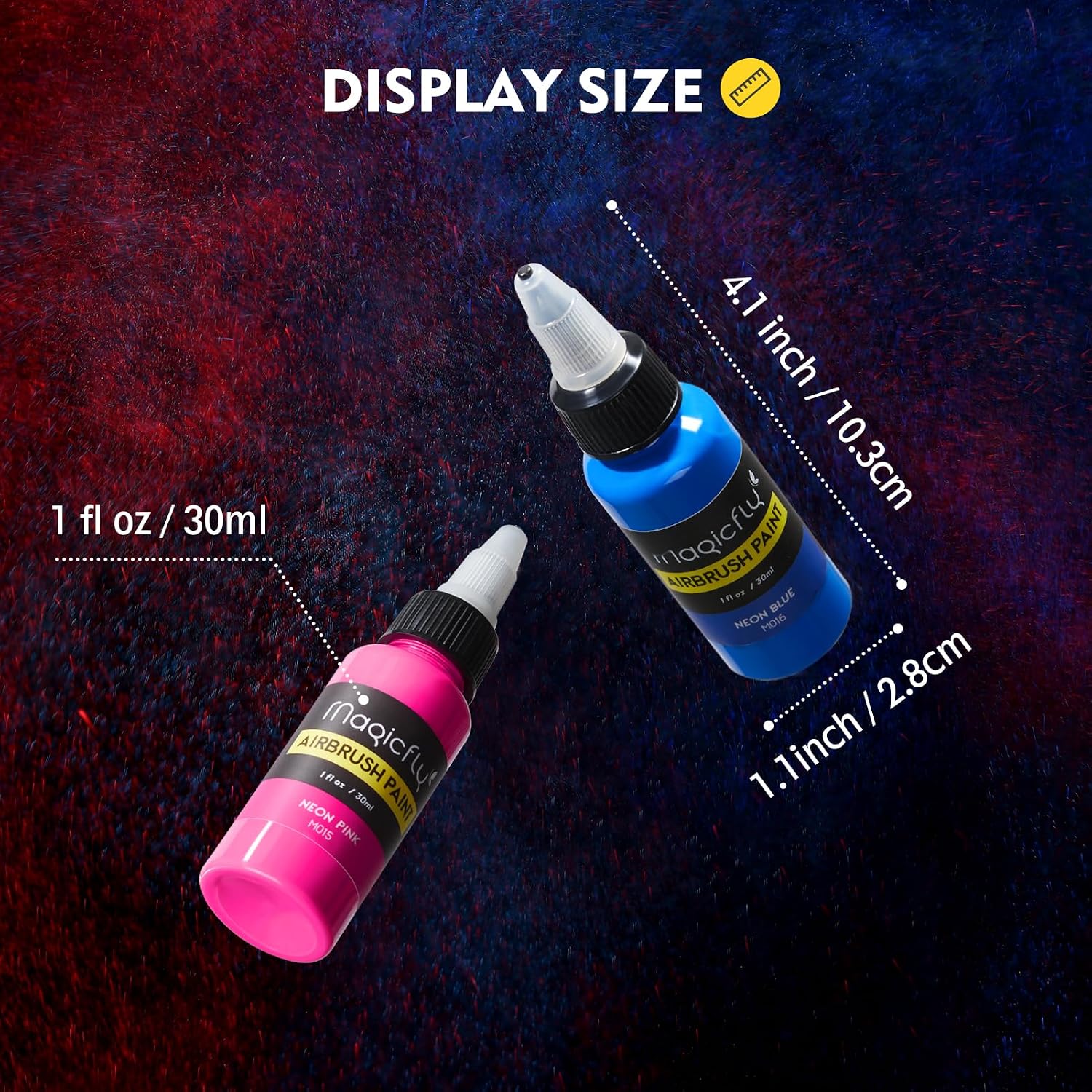 Airbrush Paint, 16 Colorsx30ml Air Brush Paint, Airbrush Paint Set | Fabric Spray Paint, Air Brush Painting Set