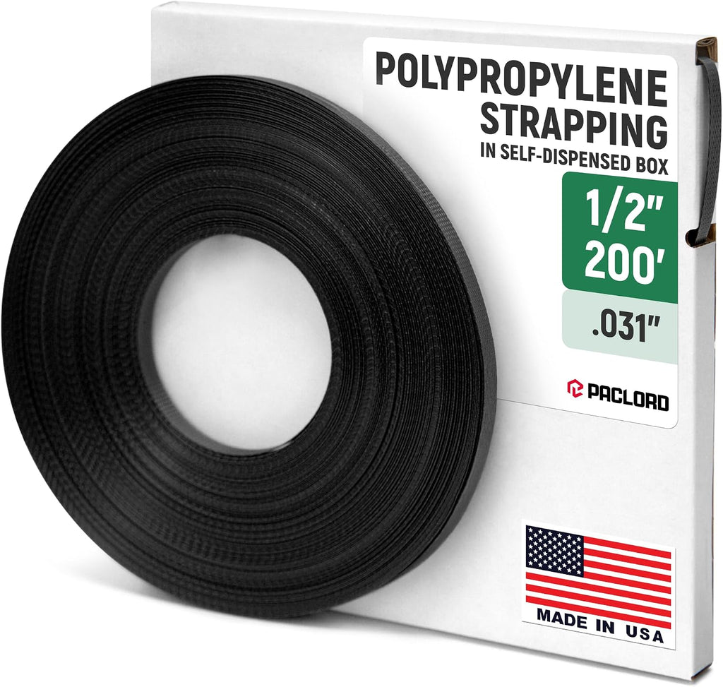 1/2" x 200' Polypropylene (PP) Strapping in Portable Self-Dispensed Box
