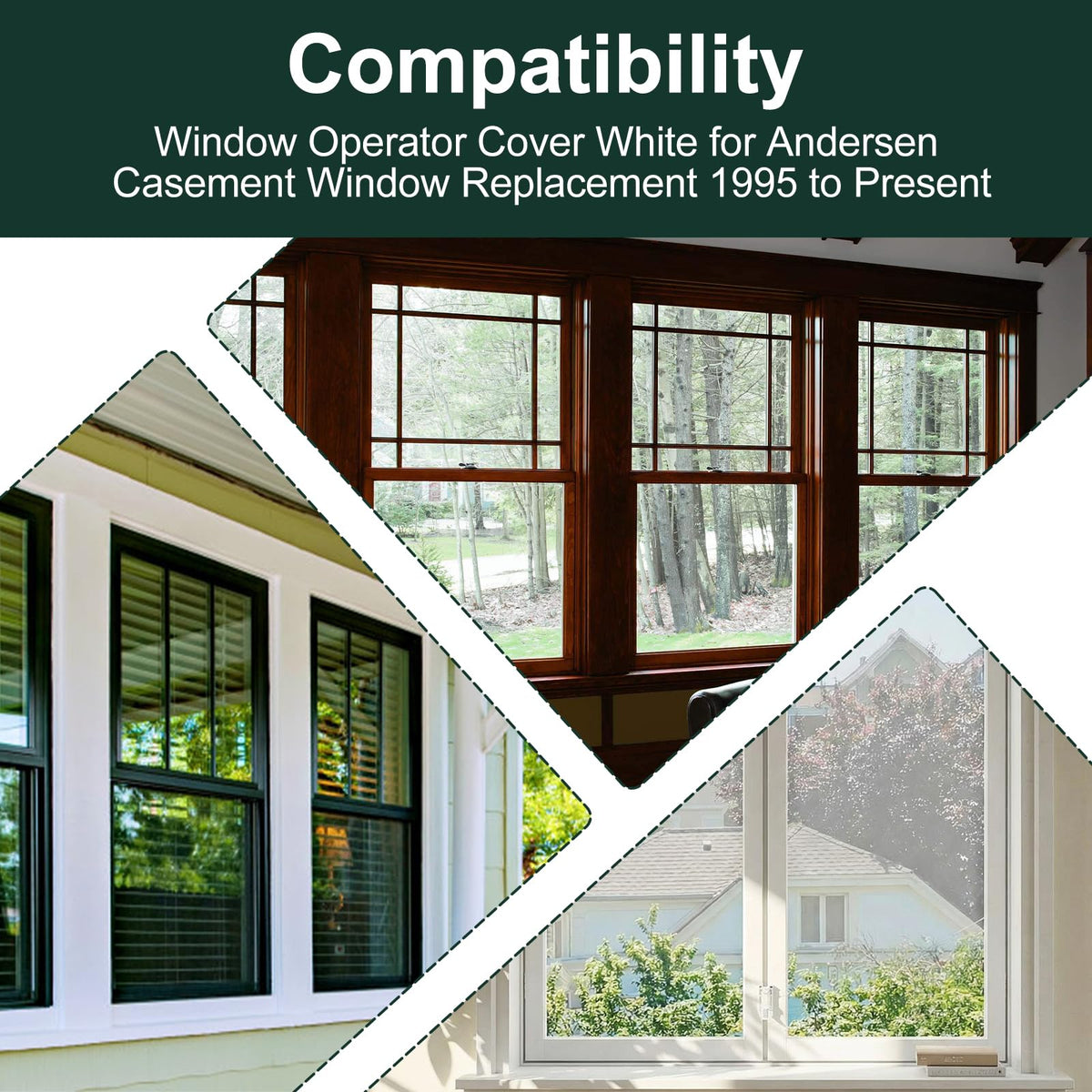 Window Operator Cover White Crank Handle Window Operators Cover