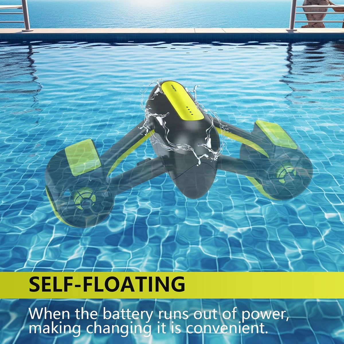 Underwater Scooter for Adults/Kids with Dual Motors 164ft Depth