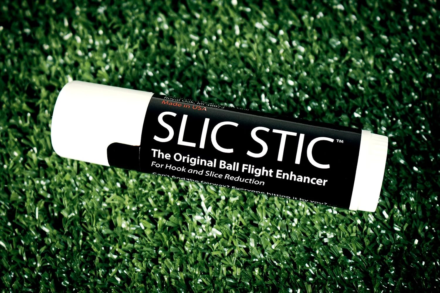 The Original and Best Slic Stic by JP Lann Golf - Anti-Slice, Hook and Spin Reduction Stick