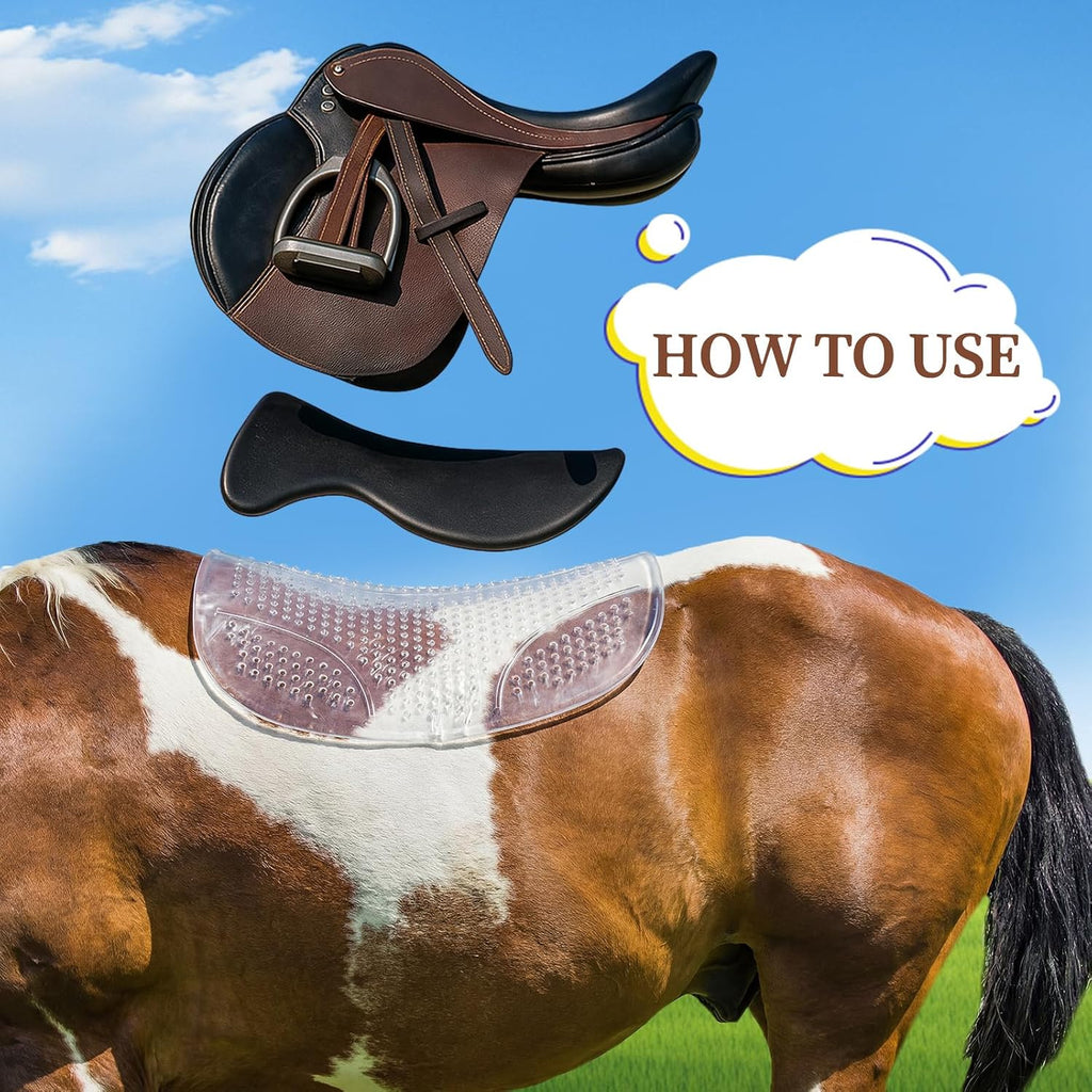 Anti-Slip TPE Pad for Horse English Saddle Pad