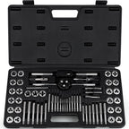 WINNER 60-Piece Premium Tap and Die Set with Both SAE and Metric Sizes, Master Threading Tool Kit for Mechanics, Auto, Machinery and Craftsman, Metric and Standard, Internal and External Threads