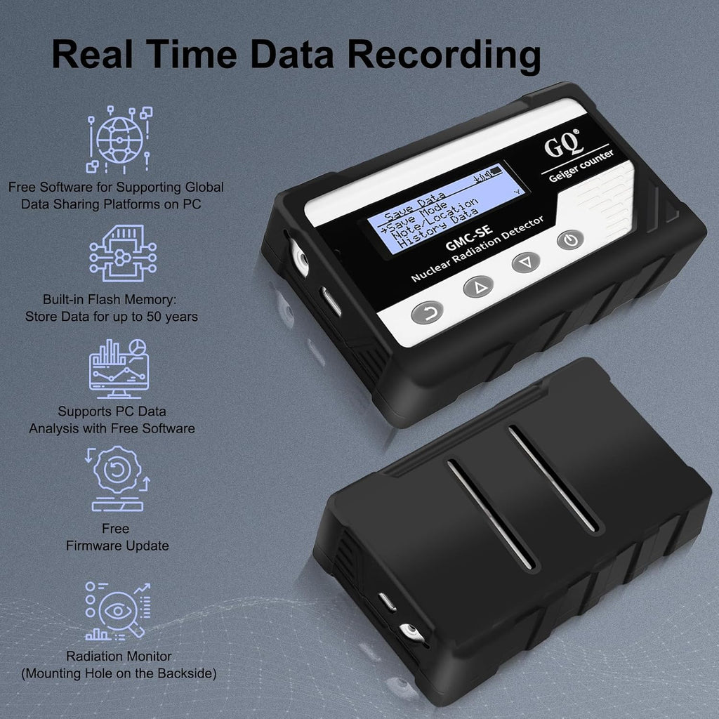 GMC-SE Geiger Counter Radiation Detector Beta Gamma X-ray Portable Radiation Monitor Meter Digital Nuclear Radiation