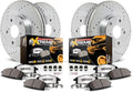 Front & Rear Brake Kit For Toyota Tundra 2007-21 |Land Cruiser 2016-21 |Sequoia 2008-22 - Truck & Tow Carbon Fiber