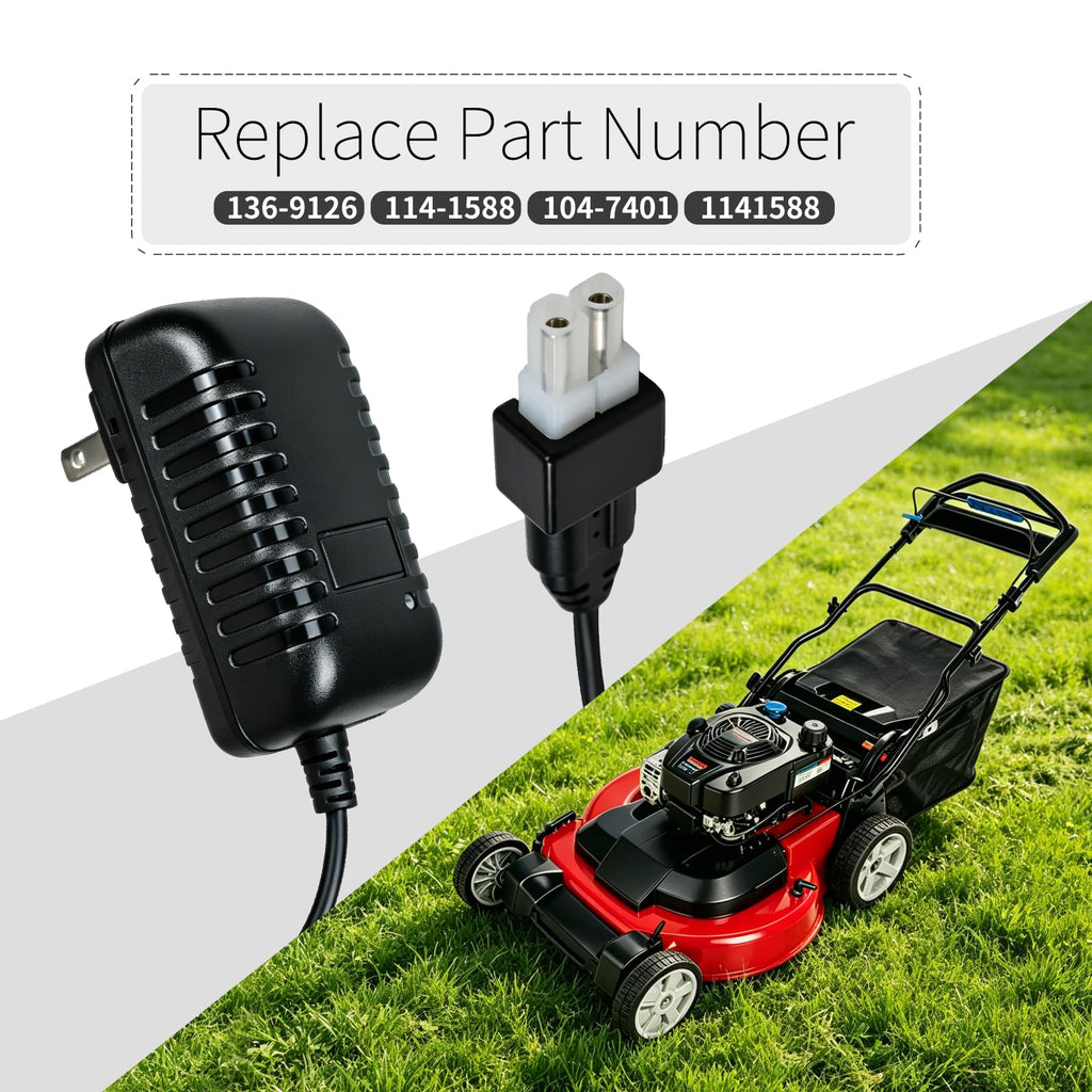 114-1588 Battery Charger Compatible with Toro Lawnboy 22" Lawn Mower (12V)