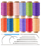 12 Trend-Inspired Colors 0.45mm Waxed Thread for Beading & Micro Macrame