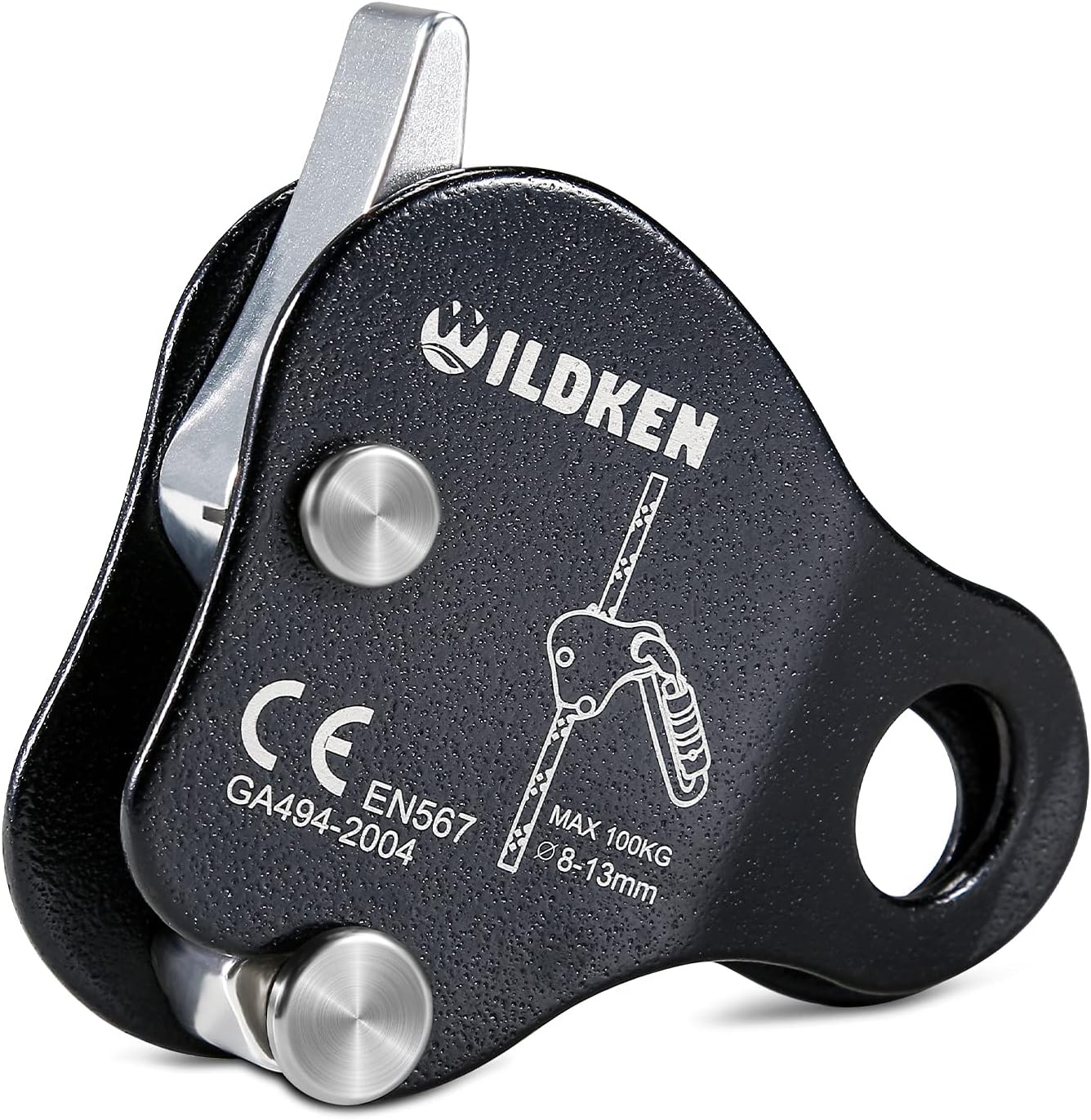 Climbing Ascender Fall Protection Belay Device Climbing Rope Grab | Ascender for Rock Climbing Mountaineering Tree