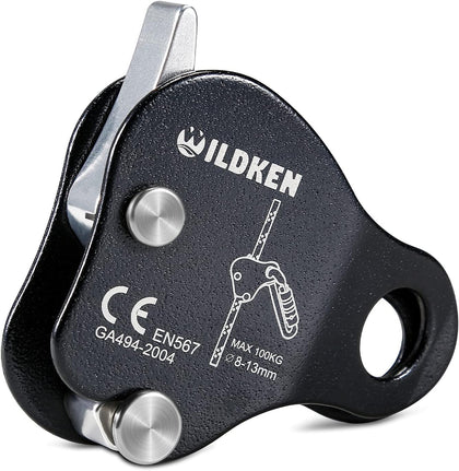 Climbing Ascender Fall Protection Belay Device Climbing Rope Grab | Ascender for Rock Climbing Mountaineering Tree