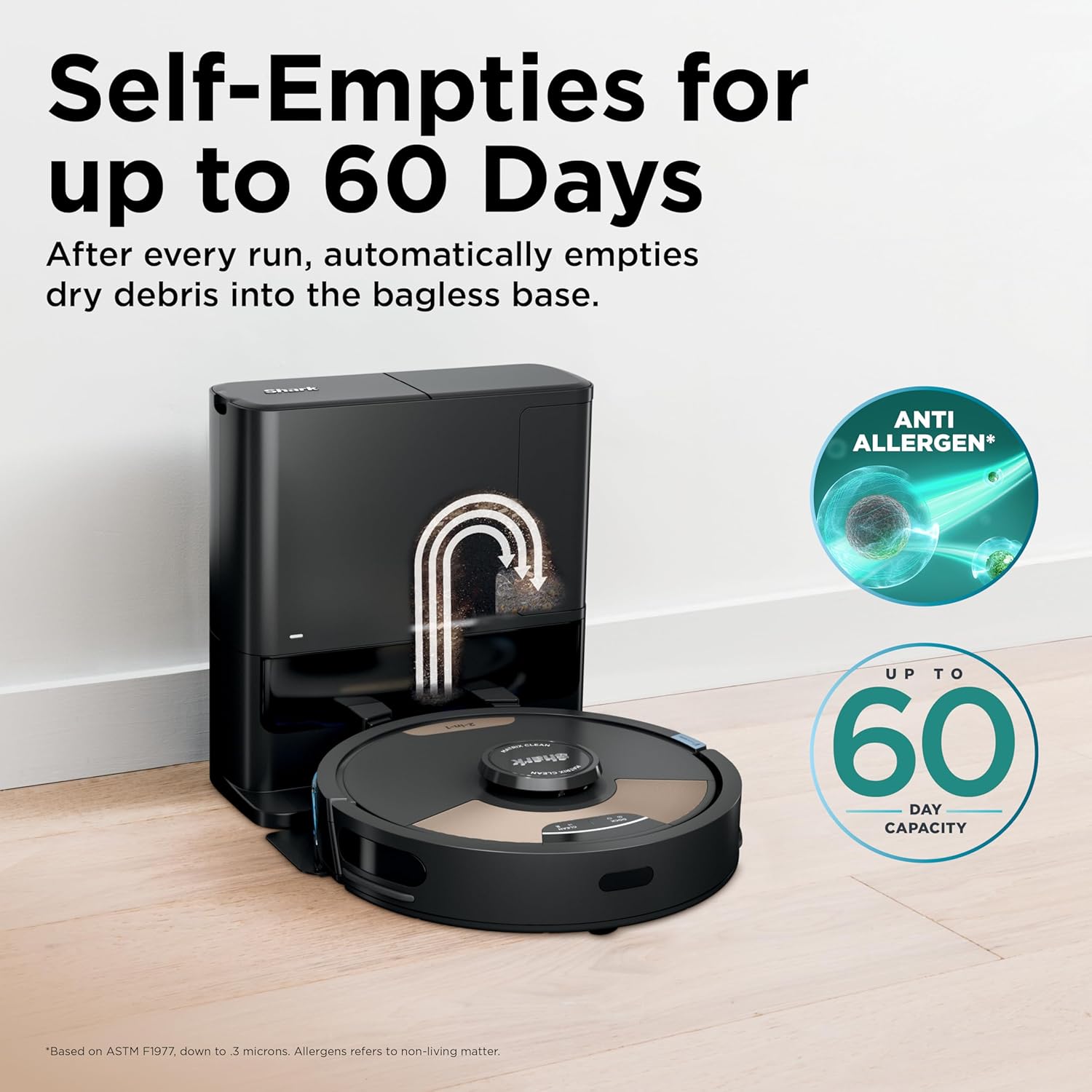 Matrix Plus 2-in-1 Robot Vacuum & Mop, Black/Brass, AV2613WA | Sonic Mopping, Matrix Clean, CleanEdge, HEPA 60-Day