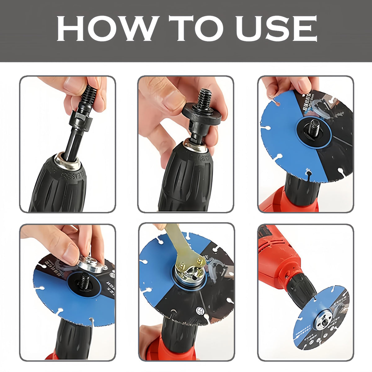 Electric Drill Angle Grinder Connecting Rod Set, 2026 New Angle Grinder Tool Drill Arbor Mandrel Adaptor with Replacement Grinder Nuts and Spanner Wrench Conversion Tool