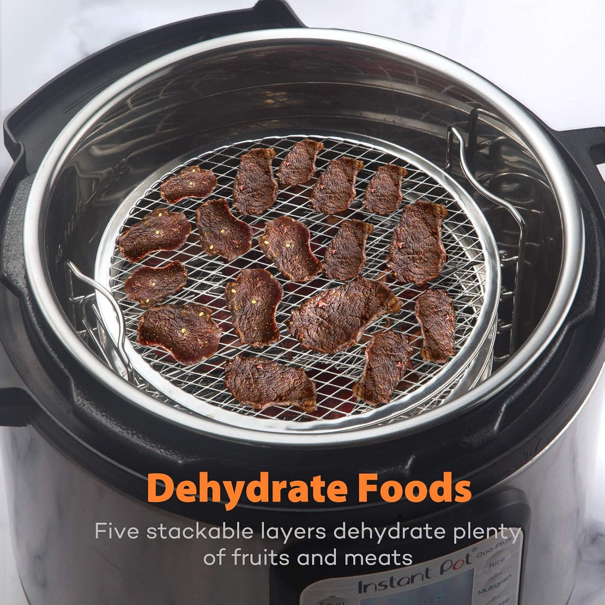 Dehydrator Rack Compatible with Instant Pot Air Fryer Crisp Lid 6Qt