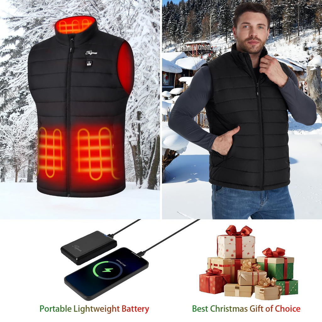 Heated Vest for Men with Battery Pack Included Men's Heated Vests