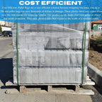 2 Mil Clear Pallet Covers - 60" x 155" - Heavy Duty Construction Grade Strength - Polyethylene Pallet Bags - Outdoor