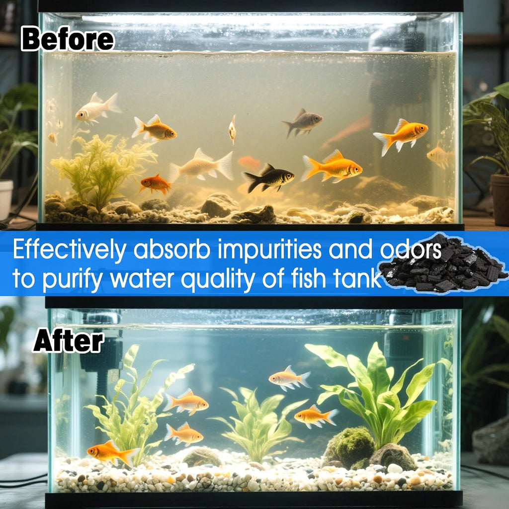 6PCS Activated Carbon Filter Media for Marineland Canister Filter