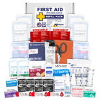 First Aid Kit Refill Pack Workplace Supplies ANSI Class B 160 Pieces