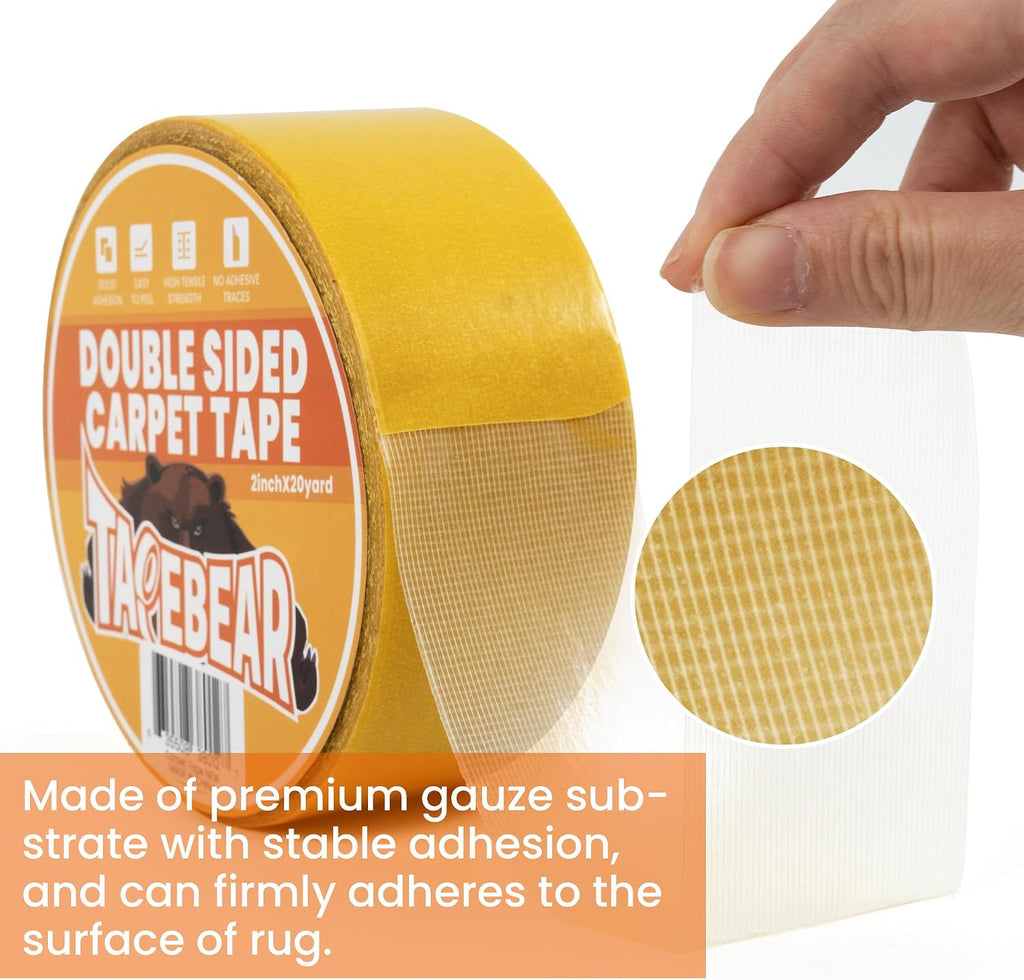 Double Sided Carpet Tape 2Inch x 20Yards