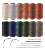 0.8mm Heavy Duty Waxed Polyester Thread for Leather Sewing and Bookbinding