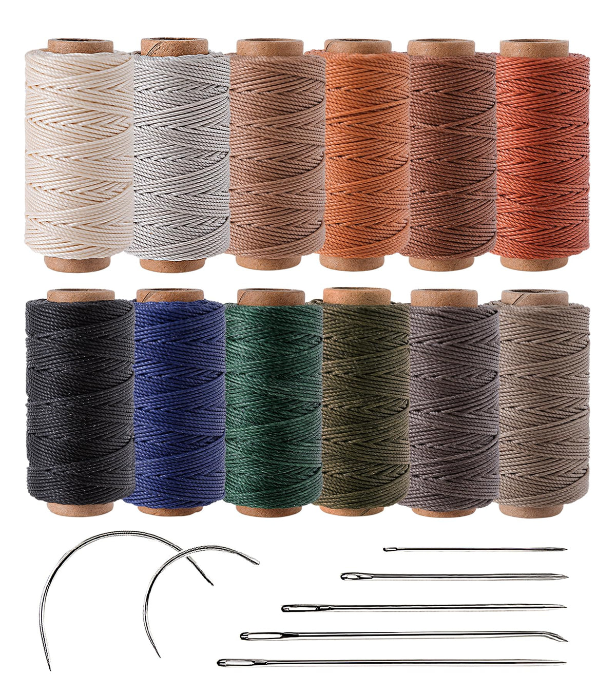0.8mm Heavy Duty Waxed Polyester Thread for Leather Sewing and Bookbinding