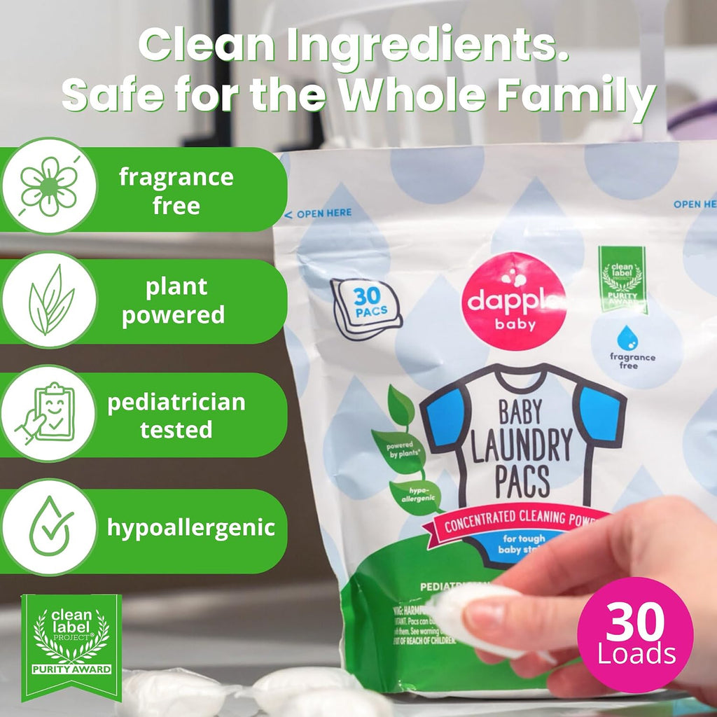 Baby - Laundry Detergent Pacs - 30 Count