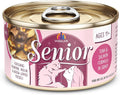 Senior Cat Food, Tuna and Salmon in Gravy, 3oz Can, Pack of 12