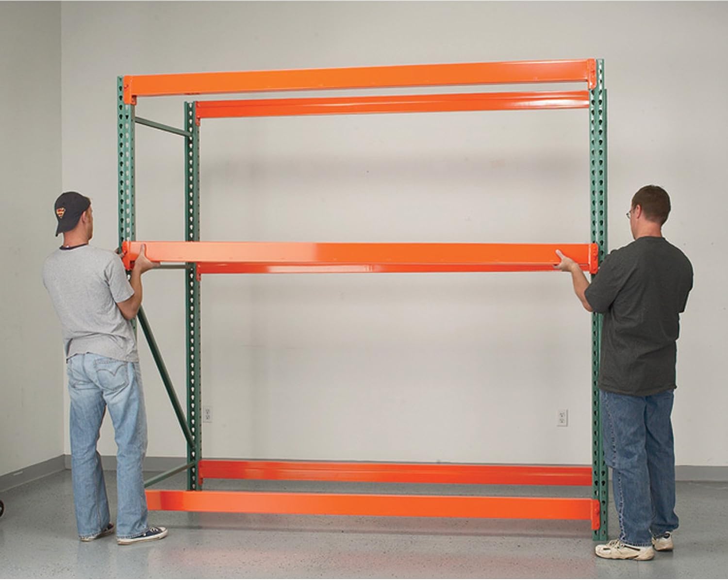 AK Industrial Teardrop Pallet Rack Beam - 120in.L, Model Number AK-RBI-120-5