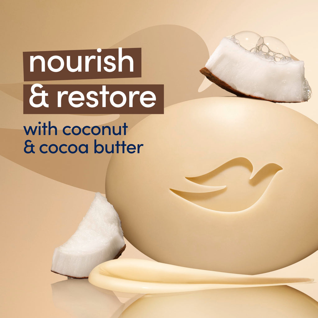 Coconut & Cocoa Butter Beauty Bar Soap, 8 Count, 3.75 oz
