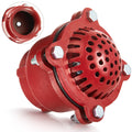 Cast Iron Foot Valve, NPT Threaded Check Valve with Strainer, 3 Inch