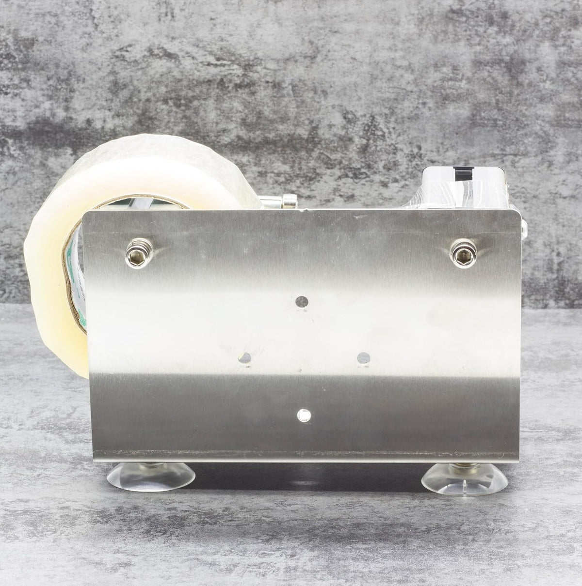 2''/3'' Desktop Table Top/Wall Mounted Tape and Label Dispenser, Large Desktop Tape Dispenser, Stainless Steel Frame
