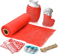 Honeycomb Packing Paper Red, 15 Inch x 100 Feet, Boutique Gift Packaging for Small Businesses, Retail Shops, and