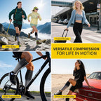Gradient Calf Compression Sleeves, 20-30 mmHg Medical Footless Compression Socks for Shin Splints, Leg Fatigue