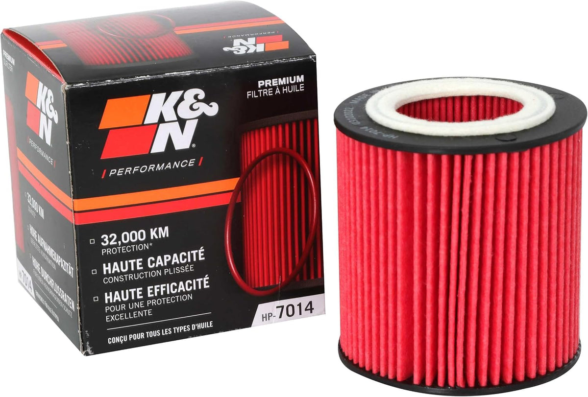K&N Oil Filter: 20,000 Mile Engine Protection, High Efficiency, HP-7014