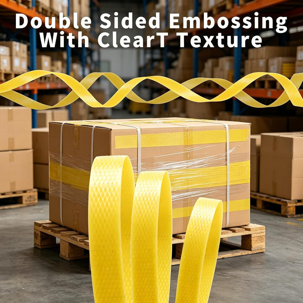 All-in-One Banding Strapping Kit with Poly Strapping Tensioner, 3200" PP Band, 100 Metal Seals, and Sealer Tools |