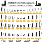 4065pcs Metric Screw Assortment Kit，M2 M3 M4 M5 Assorted Screws