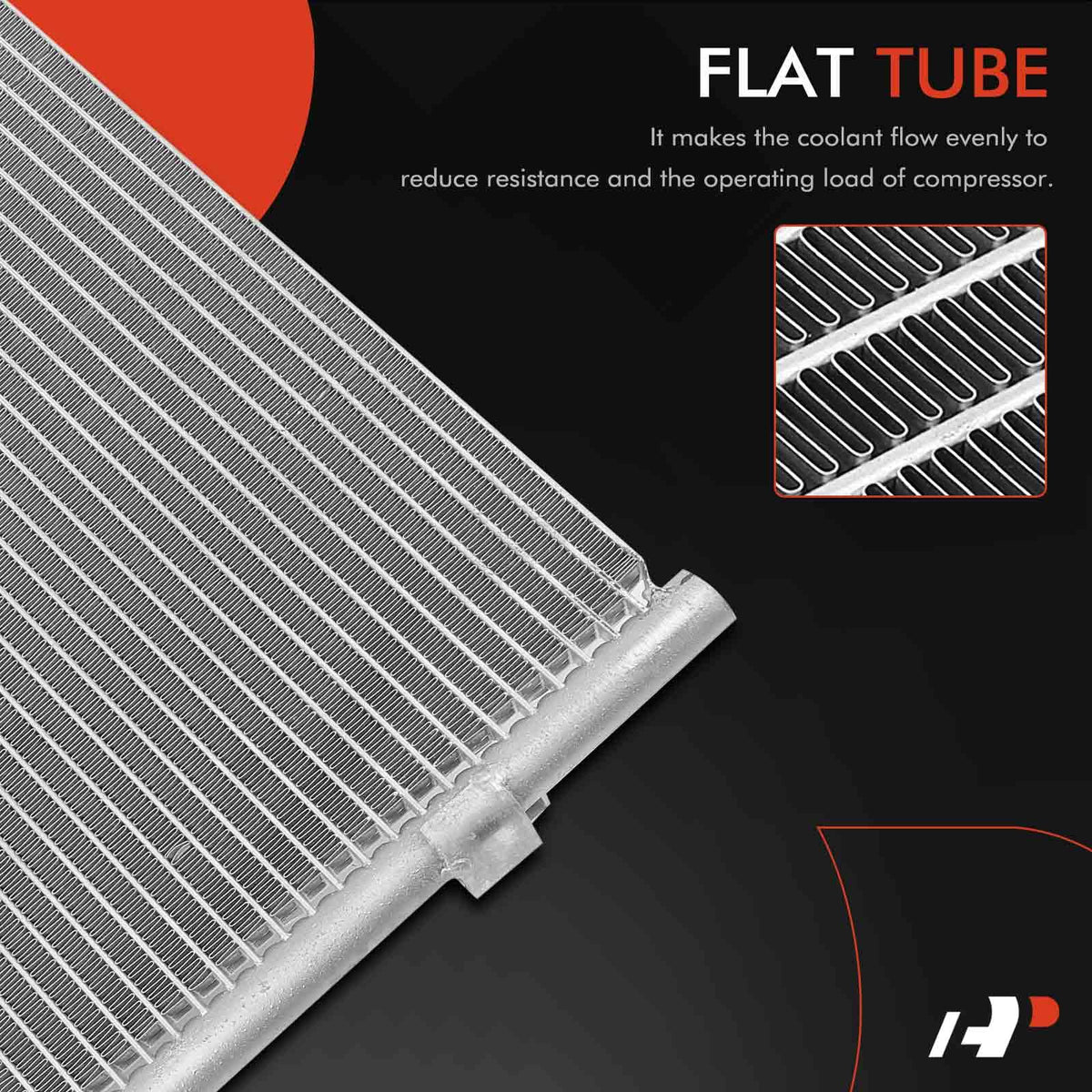 A-Premium Air Conditioning Condenser Compatible with Honda