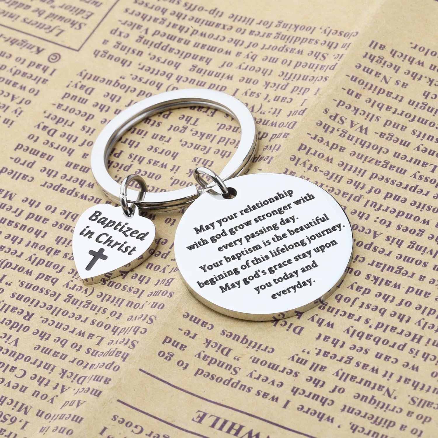 Baptism Gift - Religious Gift for Baptized in Christ, Godmother & Communion