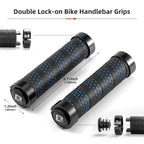 Soft Bike Handle Grips，Double Lock on