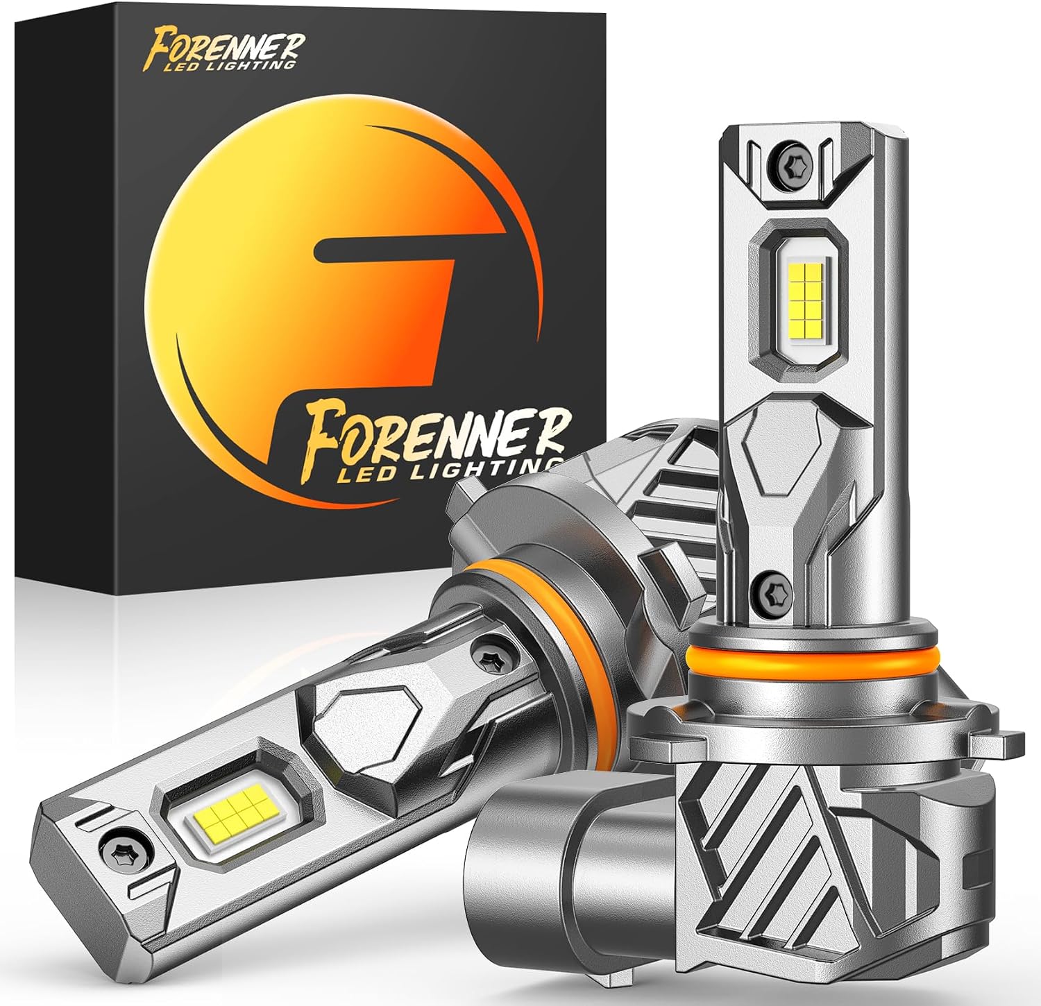9005/HB3 Light Bulbs, 900% Ultra-Brighter, 6500K Cool White, 1:1 Mini Size 9005 Fog Light Bulbs, 10-Year Lifespan