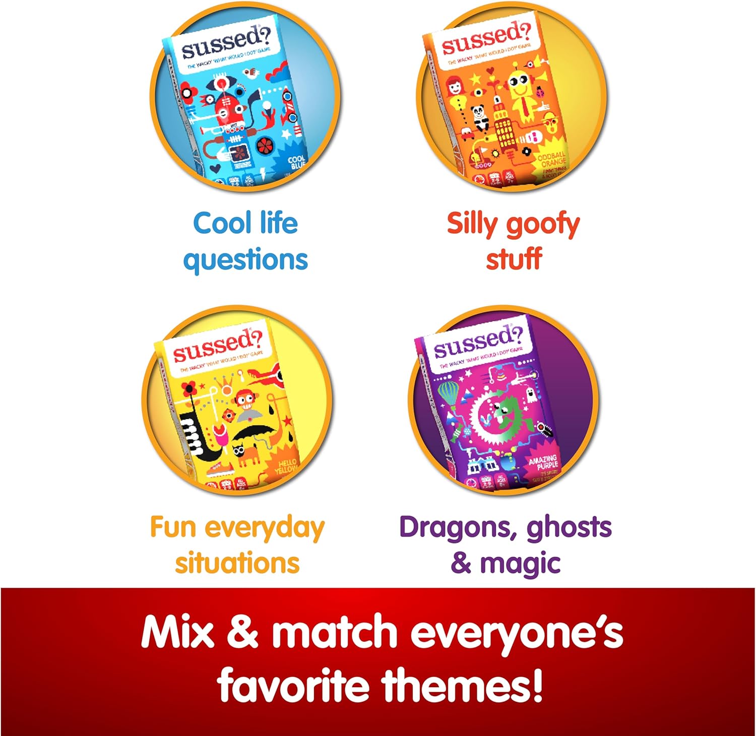 The Wacky ‘What Would You Do’ Social Card Game - Simple Fun for Kids, Teens and Adults - Easy Family Travel Game for