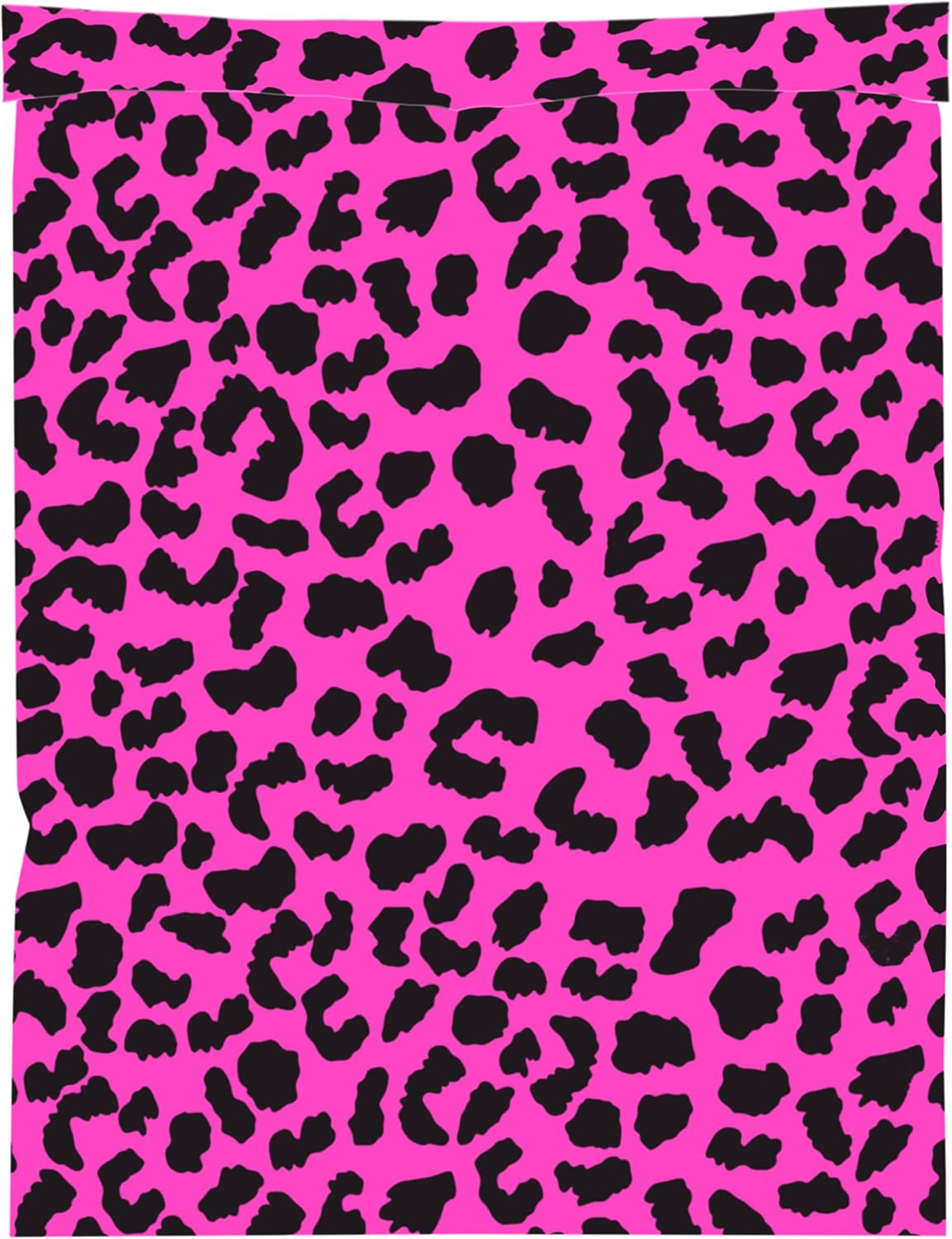 50 Poly Mailers 14.5x19 - Hot Pink Cheetah Shipping Bags